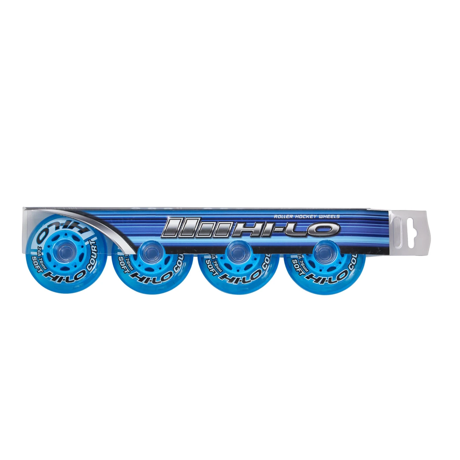 Bauer Hi-Lo Court Inline Wheels (4-Pack) - 72MM/76A 3 Bauer Hi-Lo Court Inline Wheels (4-Pack) - 72MM/76A