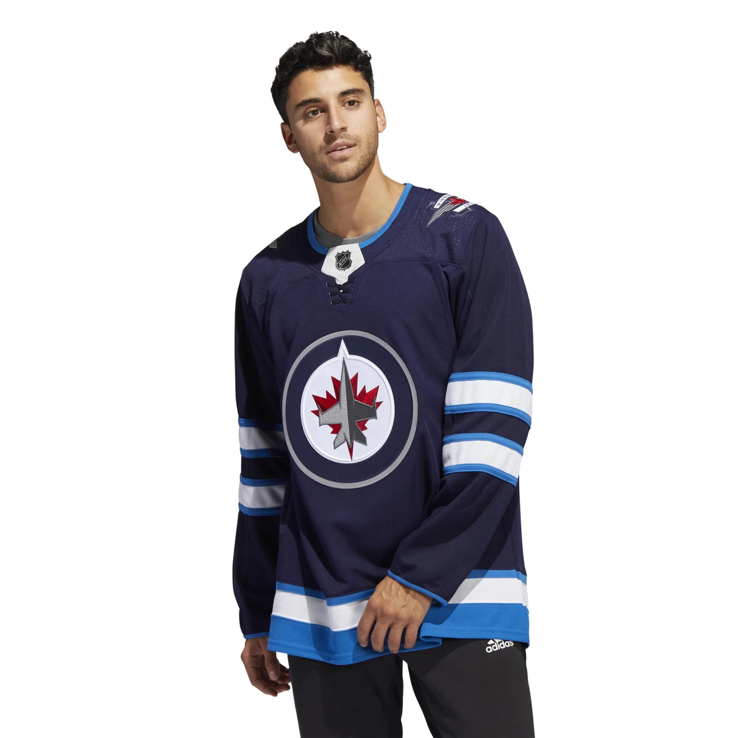 Adidas Mens Adizero Jersey - Winnipeg Jets Home 5 Adidas Mens Adizero Jersey - Winnipeg Jets Home - Image 3