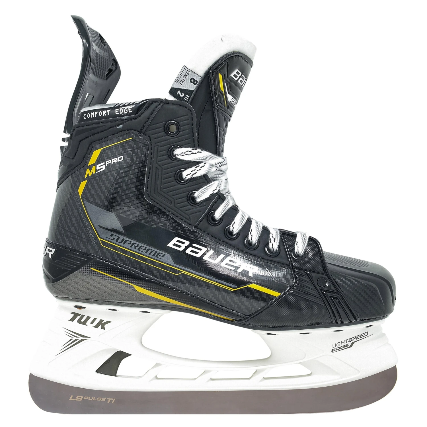Bauer Supreme M5 Pro Senior Hockey Skates (2022) With Pulse Ti Steel 3 Bauer Supreme M5 Pro Senior Hockey Skates (2022) With Pulse Ti Steel