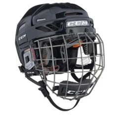 CCM Fitlite 3DS Senior Hockey Helmet Combo - Black